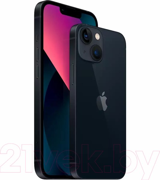 Изображение товара Смартфон Apple iPhone 13 128GB / MLPF3 (Midnight)