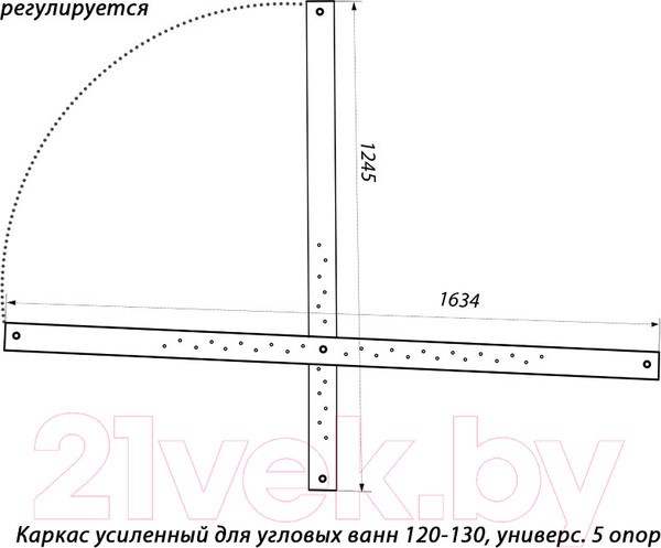 Изображение товара Каркас Triton Универсальный 120/130 (5 опор)