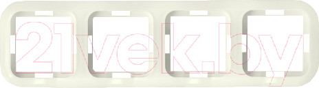 Изображение товара Рамка для выключателей и розеток Bylectrica Гармония 01БМ.735212.050 (бежевый)