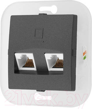 Изображение товара Розетка Bylectrica Уют РК216-011 (графит)