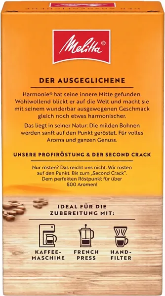 Изображение товара Кофе молотый Melitta Harmonie Mild (500г)