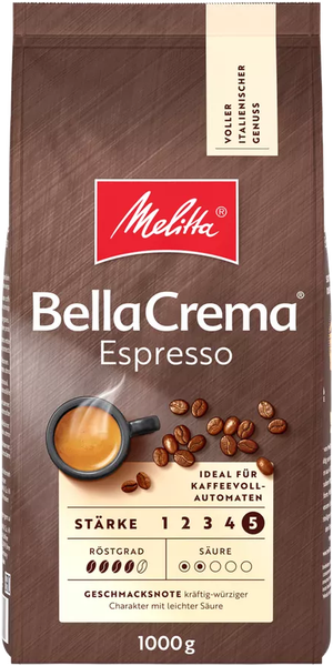Изображение товара Кофе в зернах Melitta Bella Crema Espresso (1кг)