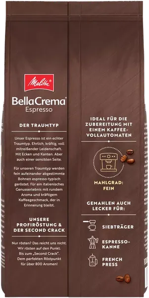 Изображение товара Кофе в зернах Melitta Bella Crema Espresso (1кг)