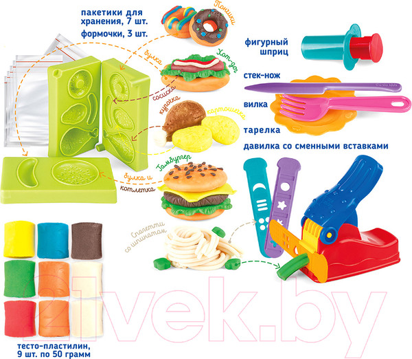 Изображение товара Набор для лепки Genio Kids Чудо-обед / TA2002