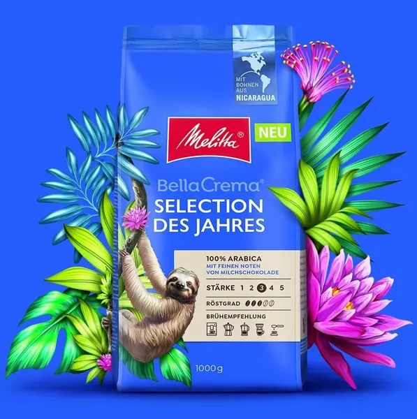 Изображение товара Кофе в зернах Melitta Bella Crema Selection Des Jahres (1кг)