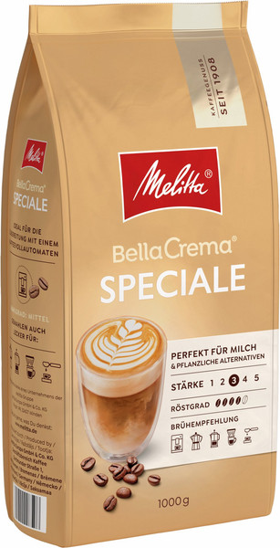 Изображение товара Кофе в зернах Melitta Bella Crema Speciale (1кг)