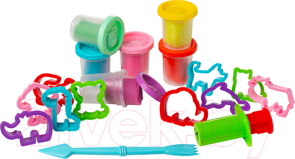 Изображение товара Набор для лепки Genio Kids Тесто-пластилин. Животный мир / TA2007