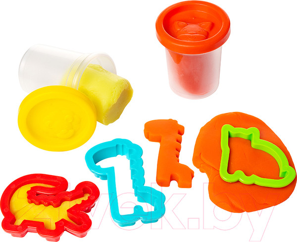 Изображение товара Набор для лепки Genio Kids Тесто-пластилин. Животный мир / TA2007