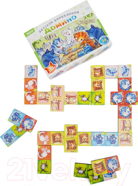 Изображение товара Домино Нескучные игры Котофеевка / 8454/48