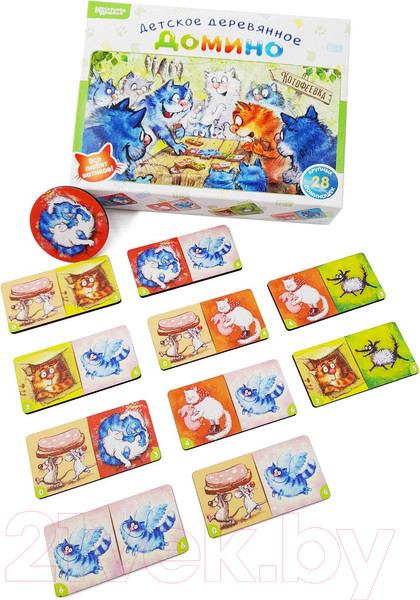 Изображение товара Домино Нескучные игры Котофеевка / 8454/48