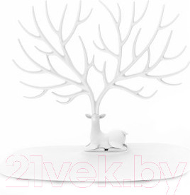 Изображение товара Подставка для украшений Qualy Deer / QL10171-WH (белый)