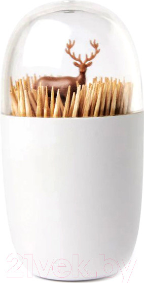 Изображение товара Держатель для зубочисток Qualy Deer Meadow / QL10212-BN