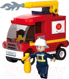 Изображение товара Конструктор Sluban Пожарный / M38-B0622C (75эл)