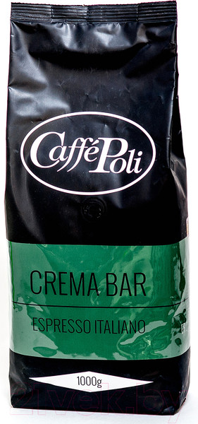 Изображение товара Кофе в зернах Caffe Poli Crema Bar 30% арабика (1кг)