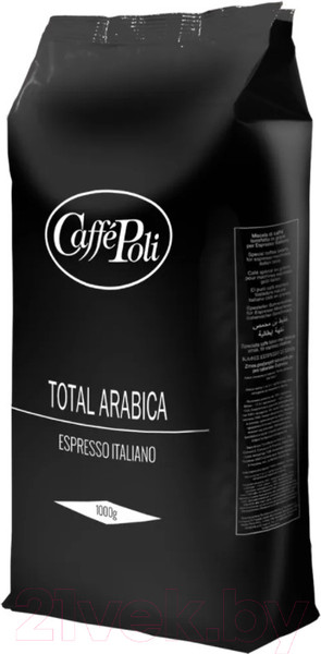Изображение товара Кофе в зернах Caffe Poli Total Arabica 100% арабика (1кг)