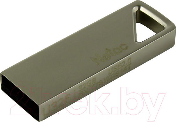 Изображение товара USB flash накопитель Netac USB Drive U326 USB2.0 32GB (NT03U326N-032G-20PN)