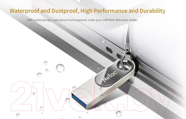 Изображение товара USB flash накопитель Netac USB Drive U278 USB2.0 32GB (NT03U278N-032G-20PN)