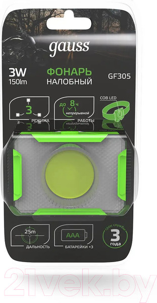 Изображение товара Фонарь Gauss GFL305 / GF305
