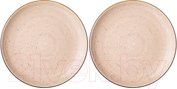 Изображение товара Набор тарелок Bronco Nature / 263-1121 (бежевый)