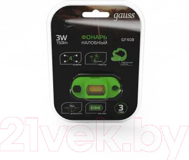 Изображение товара Фонарь Gauss GFL408 / GF408