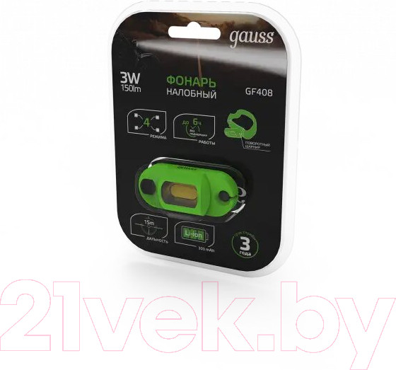 Изображение товара Фонарь Gauss GFL408 / GF408
