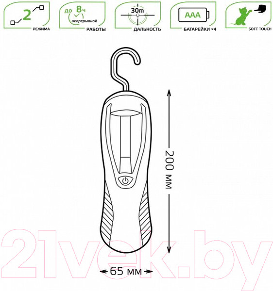 Изображение товара Фонарь Gauss GFL504 / GF504