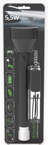 Изображение товара Фонарь Gauss GFL201 / GF201