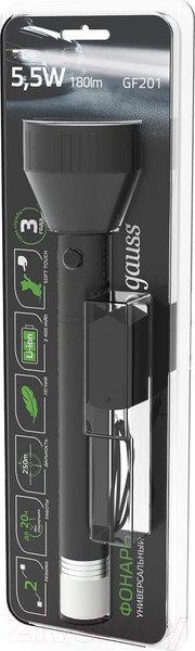 Изображение товара Фонарь Gauss GFL201 / GF201