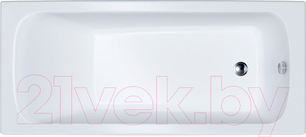 Изображение товара Ванна акриловая 1AcReal Gamma 160х70 (с ножками и экраном)