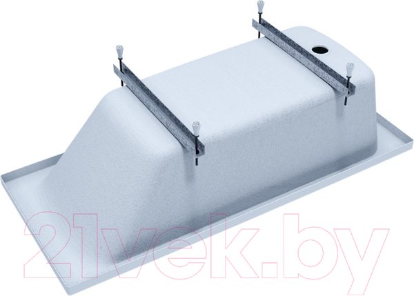 Изображение товара Ванна акриловая 1AcReal Gamma 160х70 (с ножками и экраном)