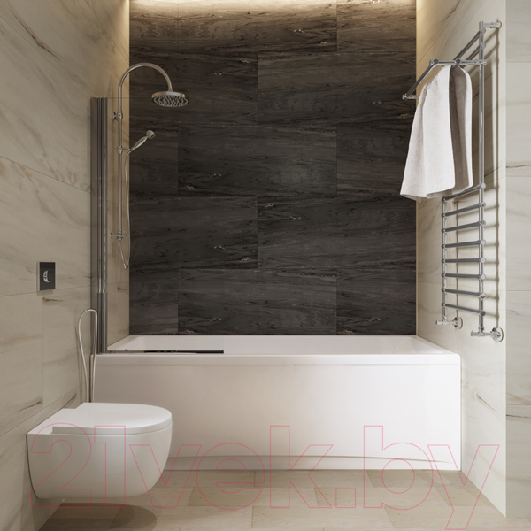 Изображение товара Ванна акриловая 1AcReal Palermo 180х80 (с каркасом)