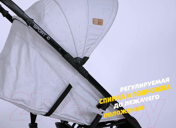 Изображение товара Детская прогулочная коляска Lorelli Sport / 10021231864 (серый)