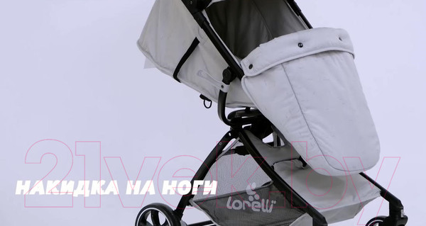 Изображение товара Детская прогулочная коляска Lorelli Sport / 10021231864 (серый)