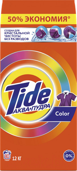 Изображение товара Стиральный порошок Tide Колор (Автомат, 12кг)