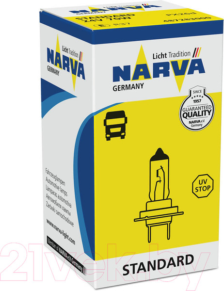 Изображение товара Автомобильная лампа Narva H7 48728