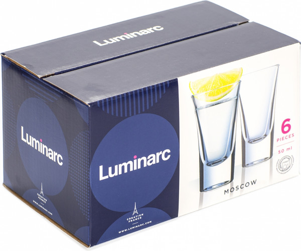 Изображение товара Набор шотов Luminarc Moscow H5067 (6шт)