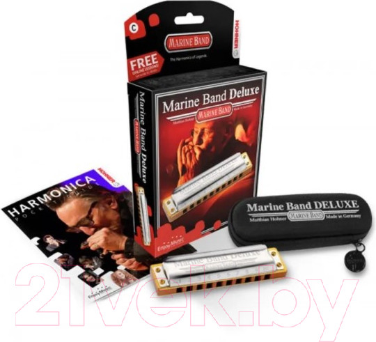 Изображение товара Губная гармошка Hohner Marine Band Deluxe 2005/20 C / M200501X