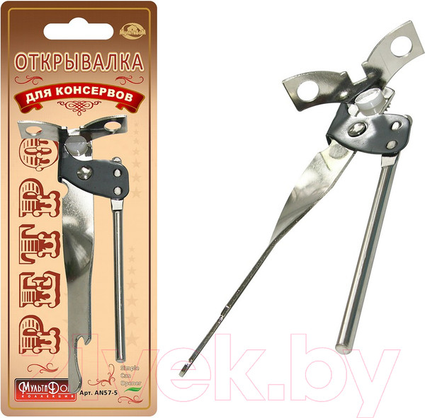 Изображение товара Консервный нож Мультидом Ретро / AN57-5