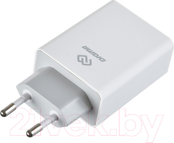 Изображение товара Зарядное устройство сетевое Digma DGWC-3U-5A-WG 5A (белый)