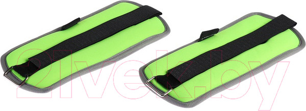Изображение товара Комплект утяжелителей Onlytop Неопреновый / 3791378 (2шт, 0.5кг, салатовый)