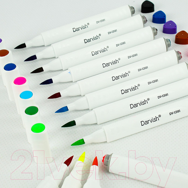Изображение товара Фломастеры Darvish DV-13181-12 (12цв)