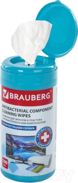 Изображение товара Салфетки для ухода за техникой Brauberg 513476 (100шт)