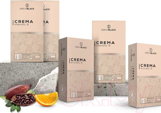 Изображение товара Кофе в капсулах Carraro Brew Black Crema стандарта Nespresso / 150119 (10x5.2г)