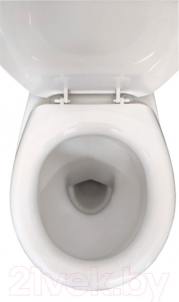 Изображение товара Унитаз напольный Лобненский стройфарфор Универсал 45 / 10/1/5/3-37 (с сиденьем)