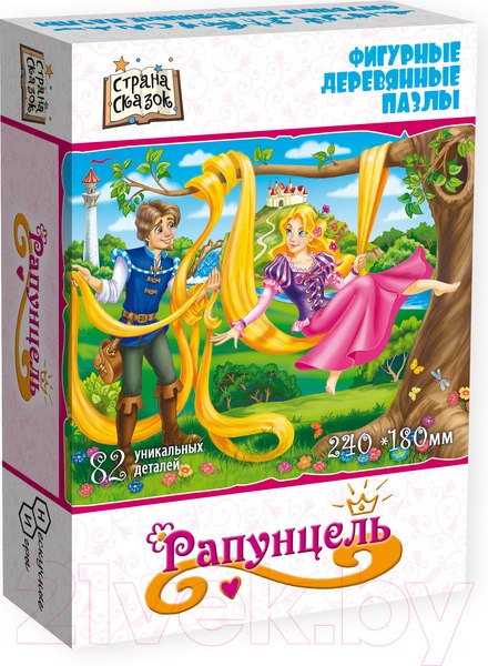 Изображение товара Пазл Нескучные игры Страна Сказок. Рапунцель / 8445