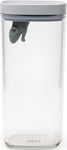 Изображение товара Емкость для хранения Qualy Lucky Mouse / QL10347-CL-GY