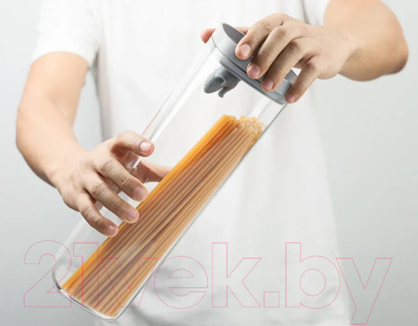 Изображение товара Емкость для хранения Qualy Lucky Mouse / QL10347-CL-GY