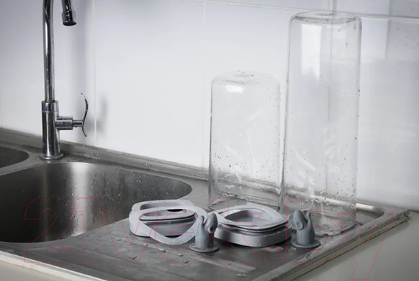 Изображение товара Емкость для хранения Qualy Lucky Mouse / QL10347-CL-GY