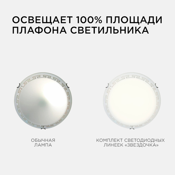 Изображение товара Комплект светодиодных линеек Apeyron Electrics Звездочка 12-09
