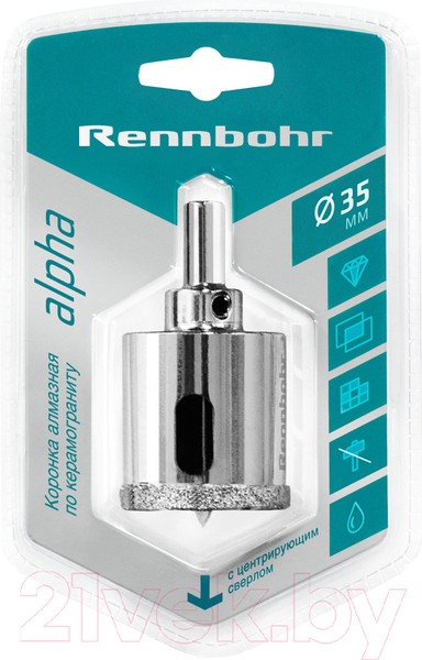 Изображение товара Коронка Rennbohr Алмазная 35мм / 676235